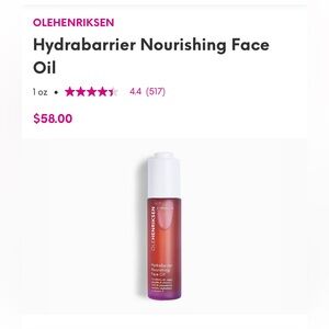 Olehenriksen Hydrabarrier Nourishing Face Oil
